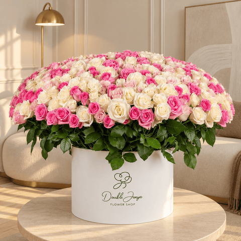 Rose Box arrangement Garden Candy - DJ flowers