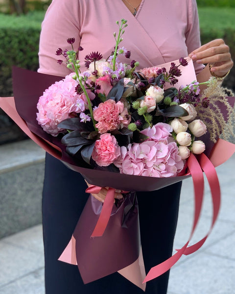 Signature bouquet Amber Amour - DJ flowers