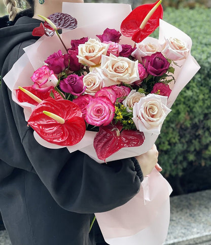 Signature bouquet Femininity - DJ flowers