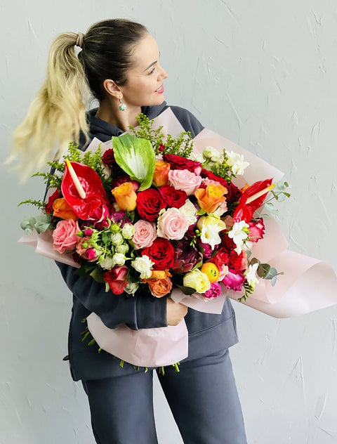 Signature bouquet Happiness - DJ flowers