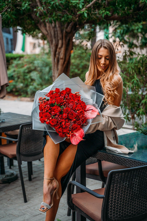 Signature bouquet Passion - DJ flowers