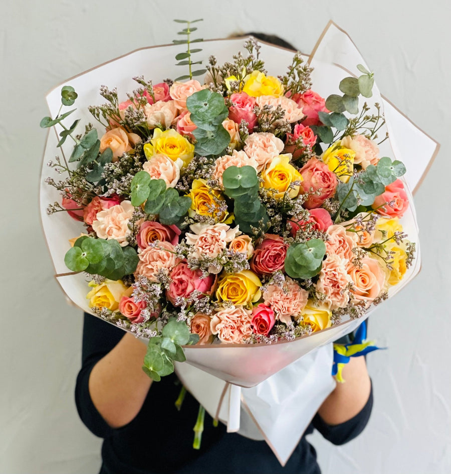 Авторский букет Peachy peach