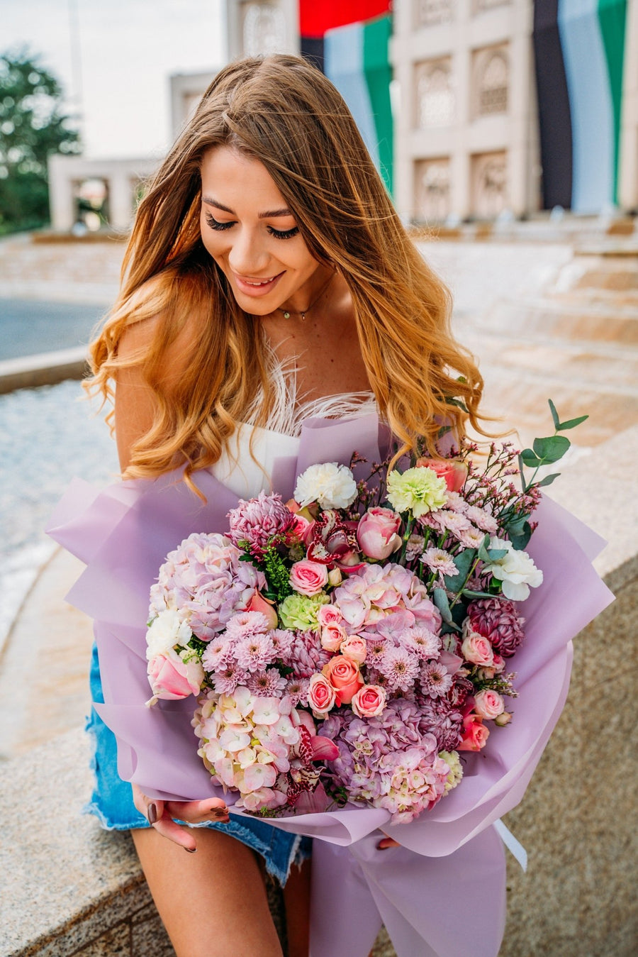 Signature bouquet Purple thougths - DJ flowers
