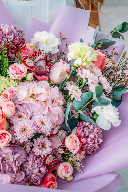 Signature bouquet Purple thougths - DJ flowers