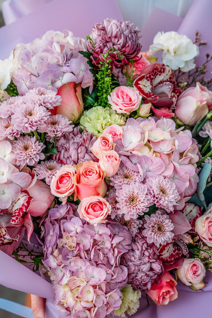 Signature bouquet Purple thougths - DJ flowers