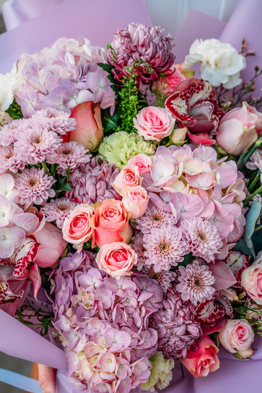 Signature bouquet Purple thougths - DJ flowers