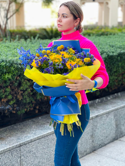 Signature bouquet With love to my country - DJ flowers