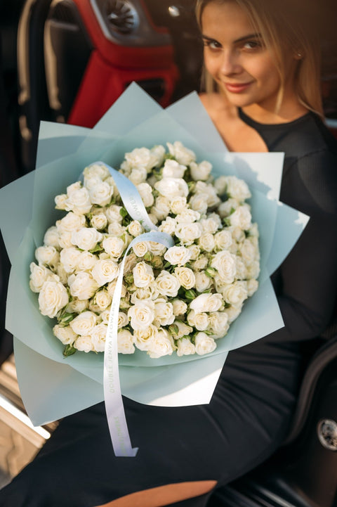 Spray roses Snowflakes - DJ flowers