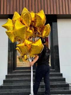 Star-shaped balloons Starry Celebration Bundle - DJ flowers