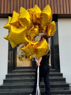 Star-shaped balloons Starry Celebration Bundle - DJ flowers
