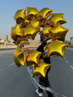 Star-shaped balloons Starry Celebration Bundle - DJ flowers