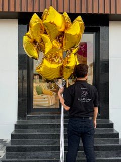 Star-shaped balloons Starry Celebration Bundle - DJ flowers