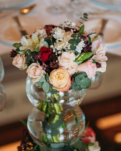 Table centerpiece Shadows - DJ flowers