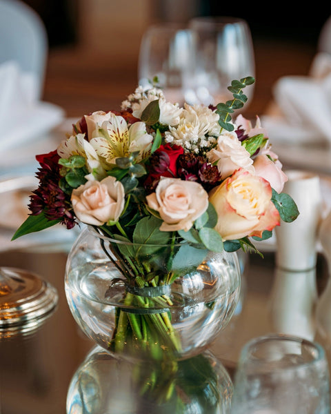 Table centerpiece Shadows - DJ flowers