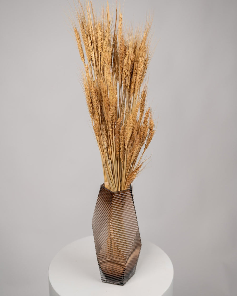 Vase arrangement of dry wheat Golden Harvest - DJ flowers