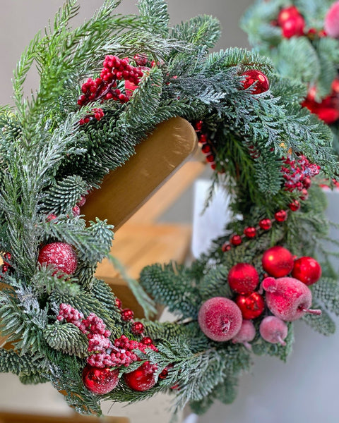 Wreath Holiday Halo - DJ flowers