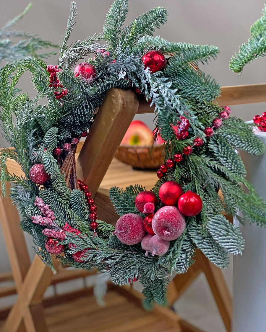 Wreath Holiday Halo - DJ flowers